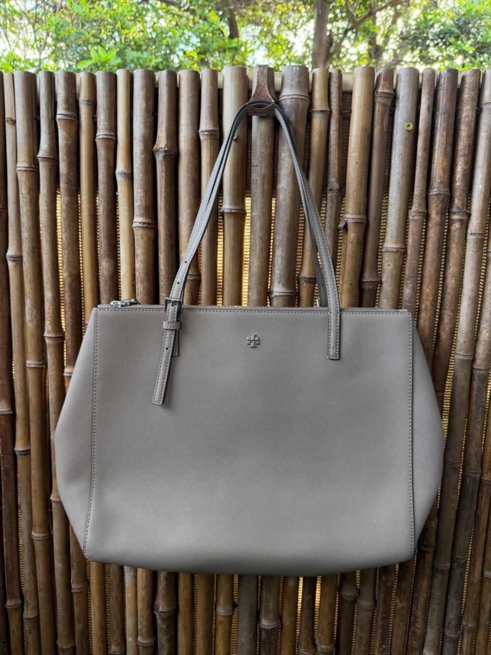 TORY BURCH double zip tote bag